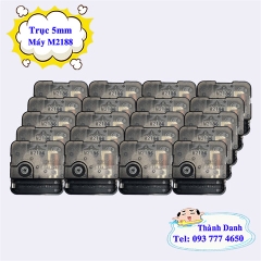 Combo 100 máy đồng hồ kim giật M2188 trục 5mm loại thường kèm kim số 03 dài 8cm