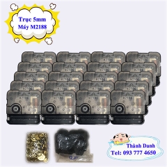 Combo 100 máy đồng hồ kim giật M2188 trục 5mm loại thường kèm kim số 03 dài 8cm