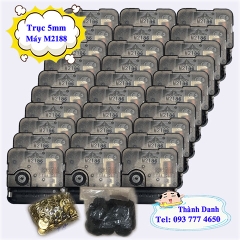 Combo 100 máy đồng hồ kim giật M2188 trục 5mm loại thường kèm kim số 03 dài 8cm