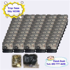 Combo 100 máy đồng hồ kim giật M2188 trục 5mm loại thường kèm kim số 03 dài 8cm