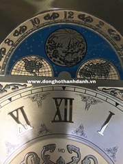 Mặt số tủ đứng vuông 30x40cm Korea-Hoa văn Đồng bông chìm góc
