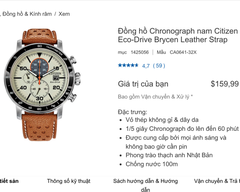 Đồng hồ Chronograph nam Citizen Eco-Drive Brycen Leather Strap. CA0641-32X. (mua  hộ bạn nhé ))