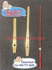 Máy đồng hồ treo tường Đài Loan 12888 trục 18mm Quartz Cốt nhỏ có kim riêng.