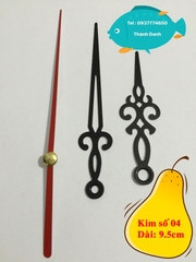 Máy đồng hồ treo tường kim trôi Kanwood trục 5mm xịn, kim riêng tùy chọn.