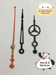 Máy đồng hồ treo tường kim trôi Kanwood trục 5mm xịn, kim riêng tùy chọn.