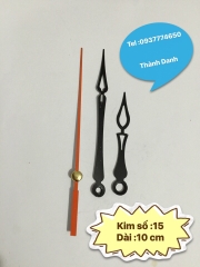 Máy đồng hồ treo tường kim trôi Kanwood trục 5mm xịn, kim riêng tùy chọn.