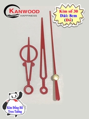 Bộ Kim số 30 đỏ dài 8cm