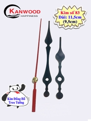 Bộ lắc 5 món mặt số 25,5cm số la mã, máy kim trôi Kanwood