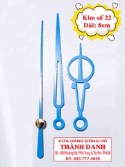 Máy đồng hồ treo tường kim trôi Kanwood Và DQ-S518 trục 18mm Đài Loan. Kim tùy chọn