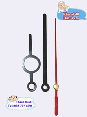 Máy đồng hồ treo tường kim trôi Kanwood trục 5mm xịn, kim riêng tùy chọn.