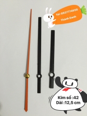 Máy đồng hồ treo tường kim trôi Kanwood trục 5mm xịn, kim riêng tùy chọn.