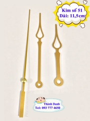 Máy đồng hồ treo tường kim trôi Kanwood Và DQ-S518 trục 18mm Đài Loan. Kim tùy chọn