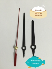 Máy đồng hồ treo tường kim trôi Kanwood trục 5mm xịn, kim riêng tùy chọn.