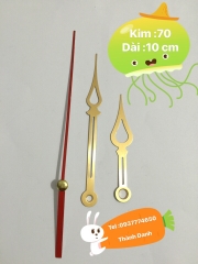 Máy đồng hồ treo tường kim trôi Kanwood Và DQ-S518 trục 18mm Đài Loan. Kim tùy chọn