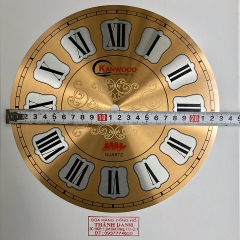 Bộ 4 món mặt số 23cm bông số la mã