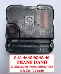 Máy đồng hồ treo tường Đài Loan 12888 trục 18mm Quartz Cốt nhỏ có kim riêng.