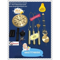 Bộ Máy tủ đứng đồng hồ gỗ Korea 27,5cm