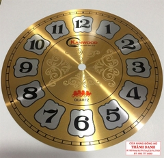 Mặt số thiếc tròn 18cm Mặt Bông, Số Học Trò