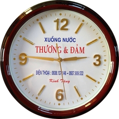 làm quảng cáo in nội dung lên đồng hồ