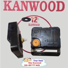 Máy đồng hồ treo tường kim trôi Kanwood trục 5mm xịn, kim riêng tùy chọn.
