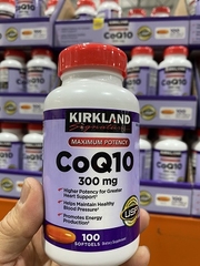 Viên uống hỗ trợ tim mạch Kirkland CoQ10 300mg (mua hộ)