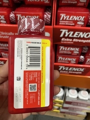 Viên giảm đau hạ sốt Tylenol Acetaminophen Extra Strength 500mg (mua hộ)