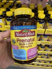 Viên uống vitamin tổng hợp cho phụ nữ mang thai Nature Made Prenatal Multi +DHA 200mcg (mua hộ)