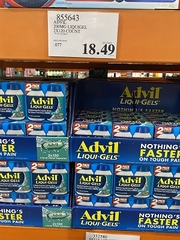 Viên uống giảm đau Advil Liqui Gels 200mg (mua hộ)