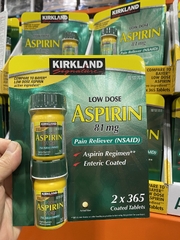 Viên uống giảm đau Kirkland Low Dose Aspirin 81g (mua hộ)
