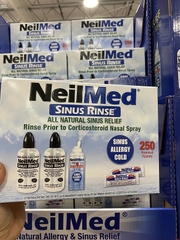 Bộ sản phẩm nước muối rửa mũi (nước muối sinh lý) Neilmed Sinus Rinse (mua hộ)