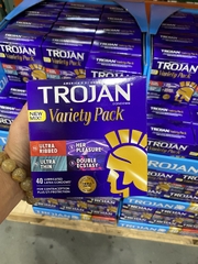 Bao cao su TROJAN Pleasure Pack Assorted Condoms (mua hộ)