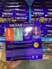 Bao cao su TROJAN Pleasure Pack Assorted Condoms (mua hộ)
