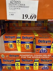 Siro trị ho Delsym 12 Hour Cough Relief Day or Night 296ml (mua hộ)