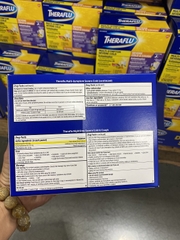 Bột hòa tan hỗ trợ cảm và ho Theraflu Multi-Symptom + Nighttime Severe Cold & Cough (mua hộ)