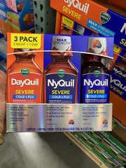 Viên uống giảm ho và cảm cúm Vicks DayQuil & NyQuil Severe Cold & Flu (mua hộ)