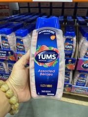 Kẹo ngậm giảm đầy hơi khó tiêu Tums Antacid Assorted Berries (mua hộ)