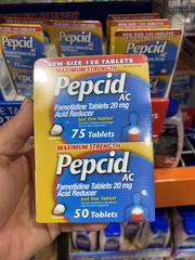 Viên uống giảm đầy hơi, ợ nóng Pepcid AC Maximum Strength Tablets (mua hộ)