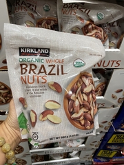 Quả hạch Brazil nguyên hạt hữu cơ Kirkland Signature Brazil Nuts (mua hộ)