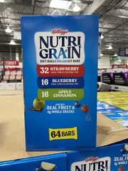 Bánh ngũ cốc trái cây Kellogg’s Nutri Grain mix 3 vị (mua hộ)