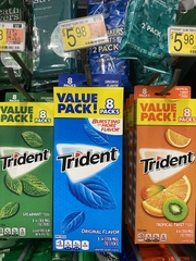 Kẹo cao su Gum Trident Original Flavor (bạc hà) (mua hộ)