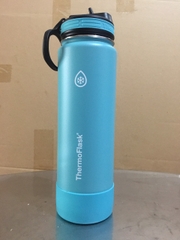 Set 2 bình giữ nhiệt Thermo Flask 710ml - Màu xanh ngọc + xám
