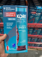 Viên uống dầu nhuyễn thể Kori Pure Antarctic Krill Oil Superior Omega-3 1200mg (mua hộ)