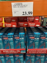 Viên uống dầu nhuyễn thể Kori Pure Antarctic Krill Oil Superior Omega-3 1200mg (mua hộ)