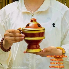 Lư Cúng Khói Sang Gốm Đất Nung Thủ Công Tây Tạng
