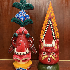Torma Gỗ Thủ Công Nepal - Tomar ngũ căn