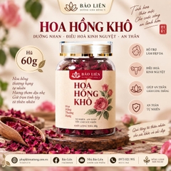 Hoa Hồng Kép Sấy Thăng Hoa - 60gram - Trà Thảo Mộc