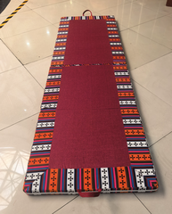 Đệm Xơ Dừa Nỉ Len 60×200cm – Đệm Gấp 4 Dùng Nằm, Ngồi Thiền, Lễ Lạy