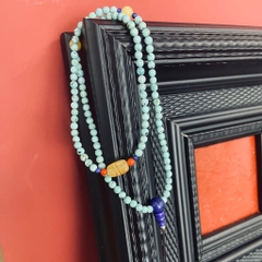 Đá ngọc lam 108 hạt 3mm