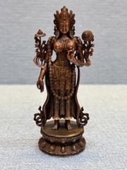 Tượng ngài Tara Xanh dáng đứng 10cm