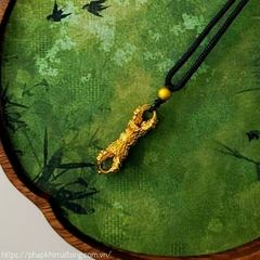 mặt dây hộ thân Sa Kim phong cách Tạng | Đại Bàng Kim Sí Điểu – Phổ Ba Kim Cang Chử hàng phục